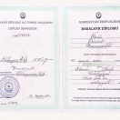 Bakalavr diplomu BDU