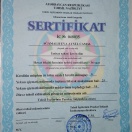 Azərbaycan Respublikası Təhsil Nazirliyi, Təhsil İşçilərinin Peşəkar İnkişaf İnstitutu, İxtisaslaşdırma təhsili haqqında sertifikat.