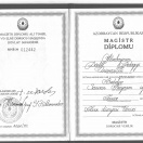 ADPU Türk dünyası tarixi üzrə magistr