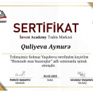İnverst academiyasinda 
