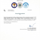 Letter of acceptance
