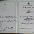 Диплом Azərbaycan Dillər Universiteti