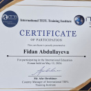 International Education Forum held by International TEFL Training Institute
