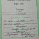 Riyaziyyat müəllimi, riyaziyyatçı ixtisası üzrə bakalavriat diplomunu